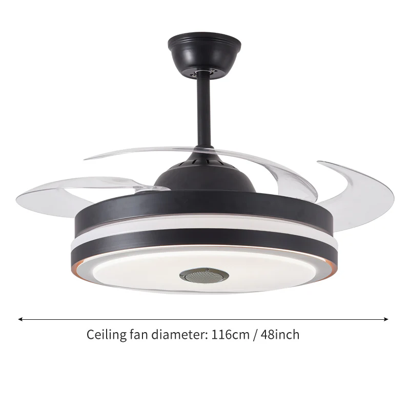 ABANICO DE TECHO 35W 50CM NEGRO DUMB - Image 6