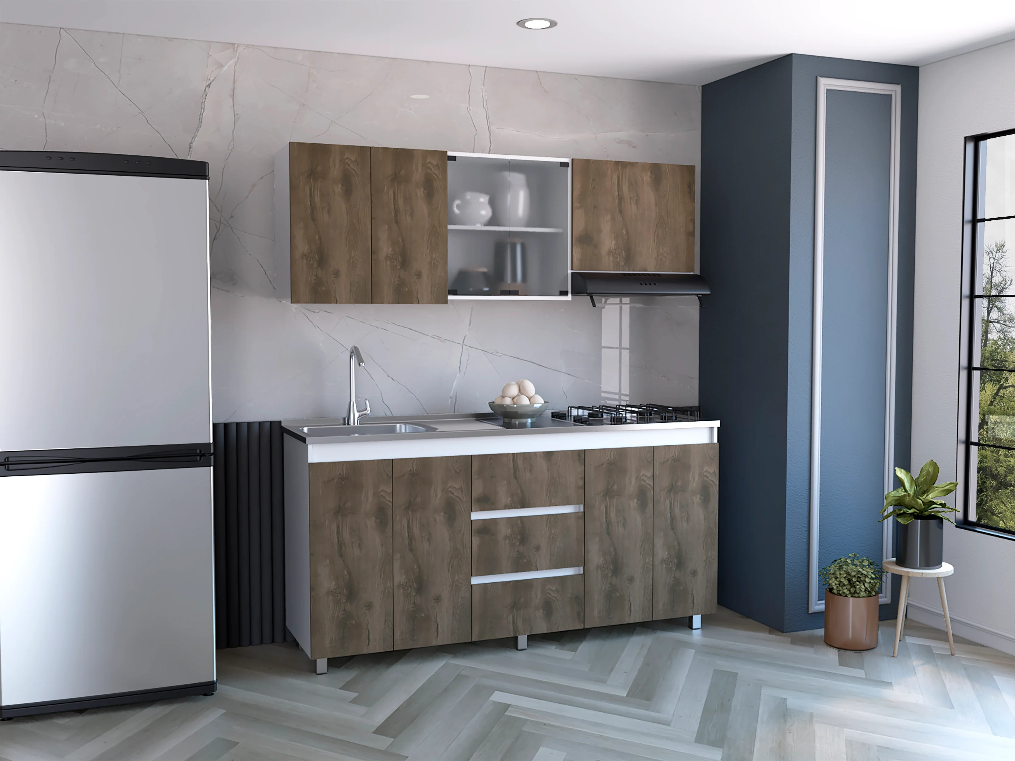 COCINA 180 VIMO (M.IZQ) (4C) BLANCO MQZ+ - Image 7