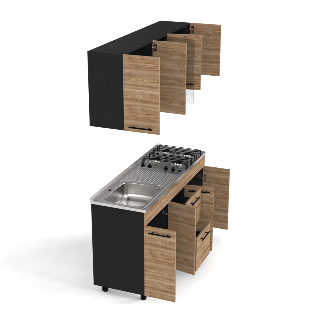 COCINA 150 LUNA (M. IZQ) (3C) WENGUE+MI - Image 113