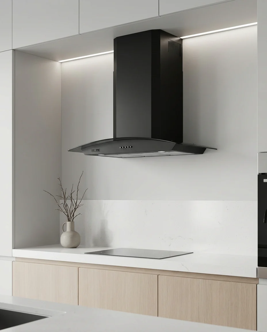EXTRACTOR DE GRASA EMPOTRABLE PARA COCINA – GALAXY 90 BLACK - Image 2