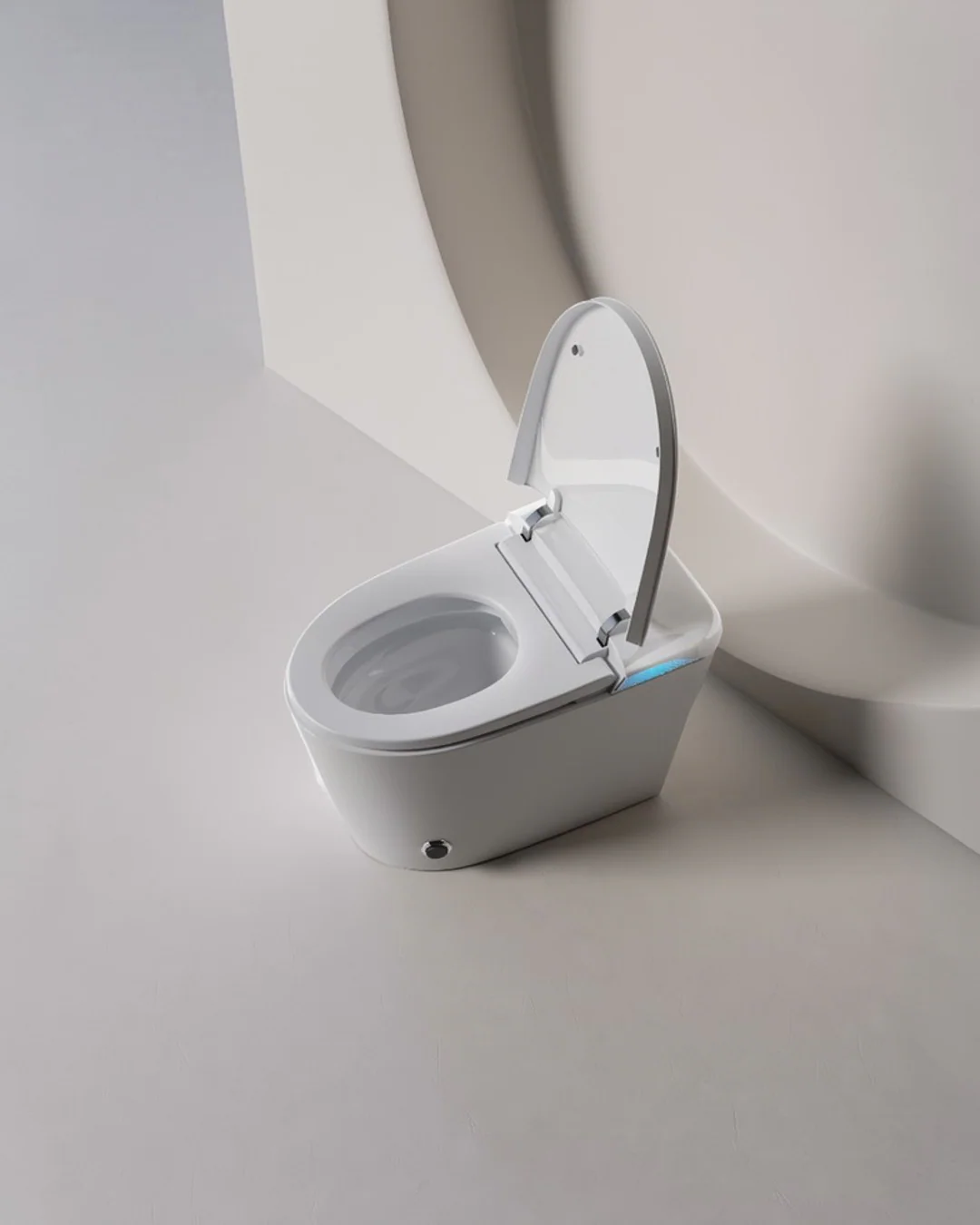INODORO INTELIGENTE DE PISO CON BIDET, SECADO Y CONTROL REMOTO 680X390X460MM S-TRAP 300MM E5E-WC - Image 4