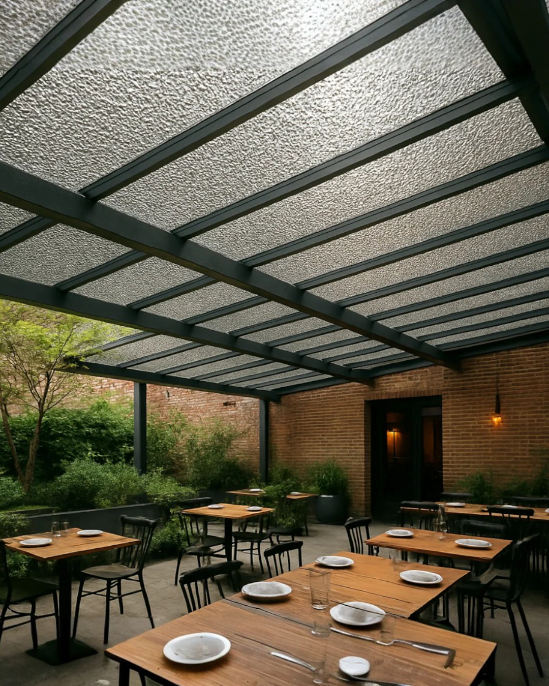 LÁMINA DE POLICARBONATO DIAMANTE - 1.22M X 2MM X 3.05M - MARRÓN SUAVE - Image 3