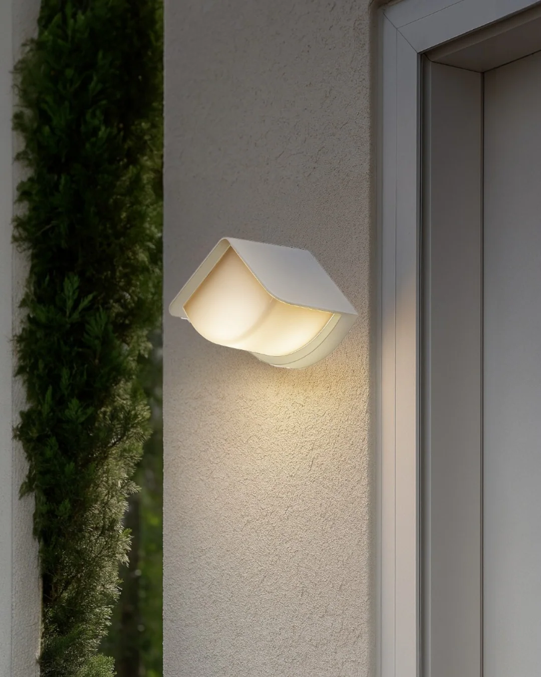 LAMPARA DE PARED EXTERIOR BLANCA LED 10W 30K - Image 2