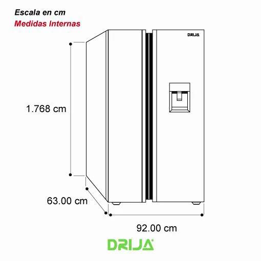 Refrigerador Inox 435L - Image 3