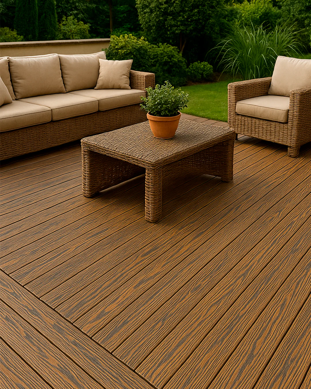 PISO DECK DE WPC EXTERIOR - NUEZ - 138*23*2900MM - Image 2