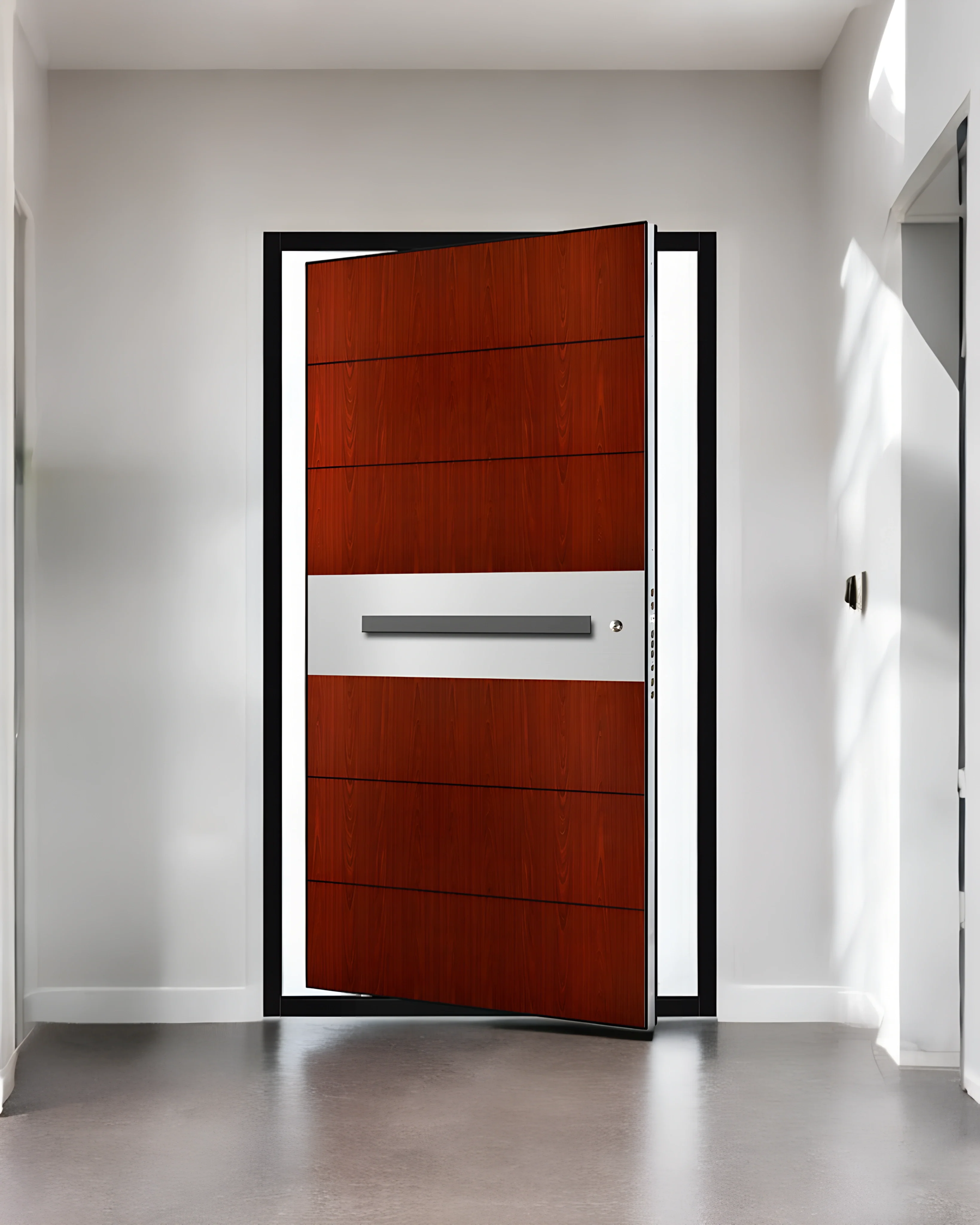 PUERTA DE PIVOTE - 1200*2200*90MM - PANEL MADERA - IZQUIERDA - Image 2