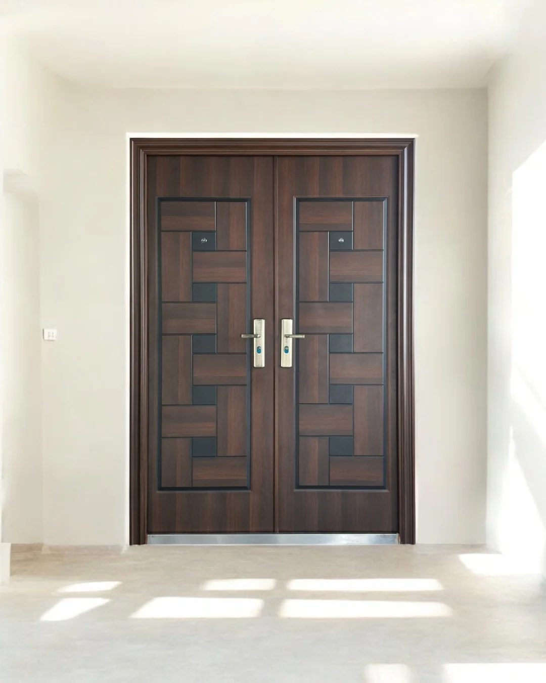 Puerta De Seguridad Metal Doble 1.50m x 2.15m - Image 3