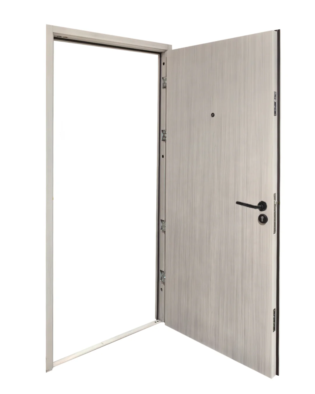 PUERTA DE SEGURIDAD MULTIPUNTOS - 97CM X 215CM X 70MM - CENIZA CLARO - Image 6