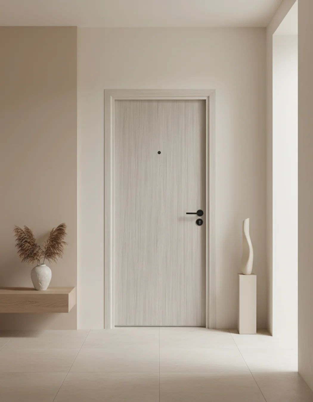 PUERTA DE SEGURIDAD MULTIPUNTOS - 97CM X 215CM X 70MM - CENIZA CLARO - Image 7