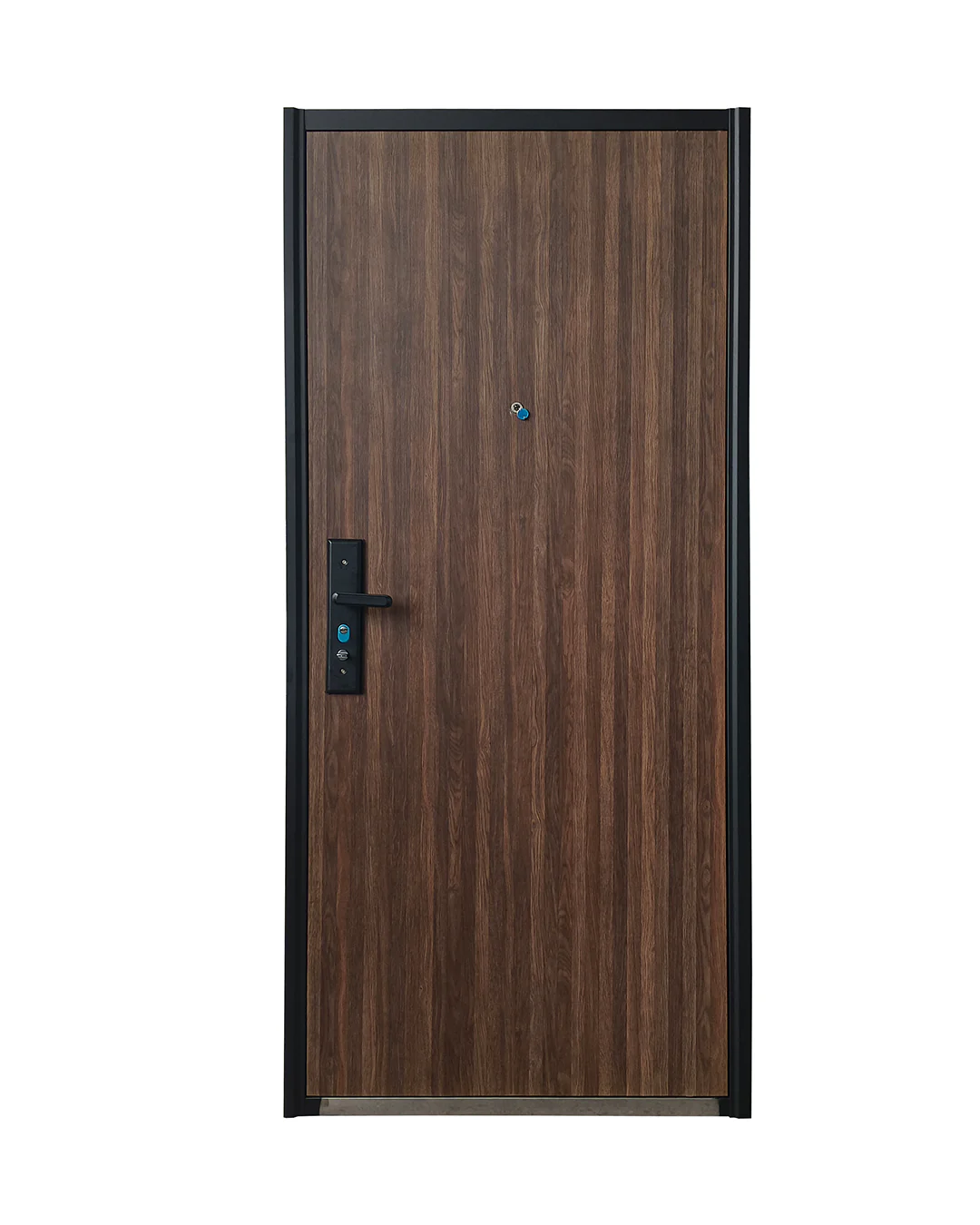 PUERTA DE SEGURIDAD MULTIPUNTOS - 97CM X 215CM X 70MM - NOGAL OSCURO - Image 2