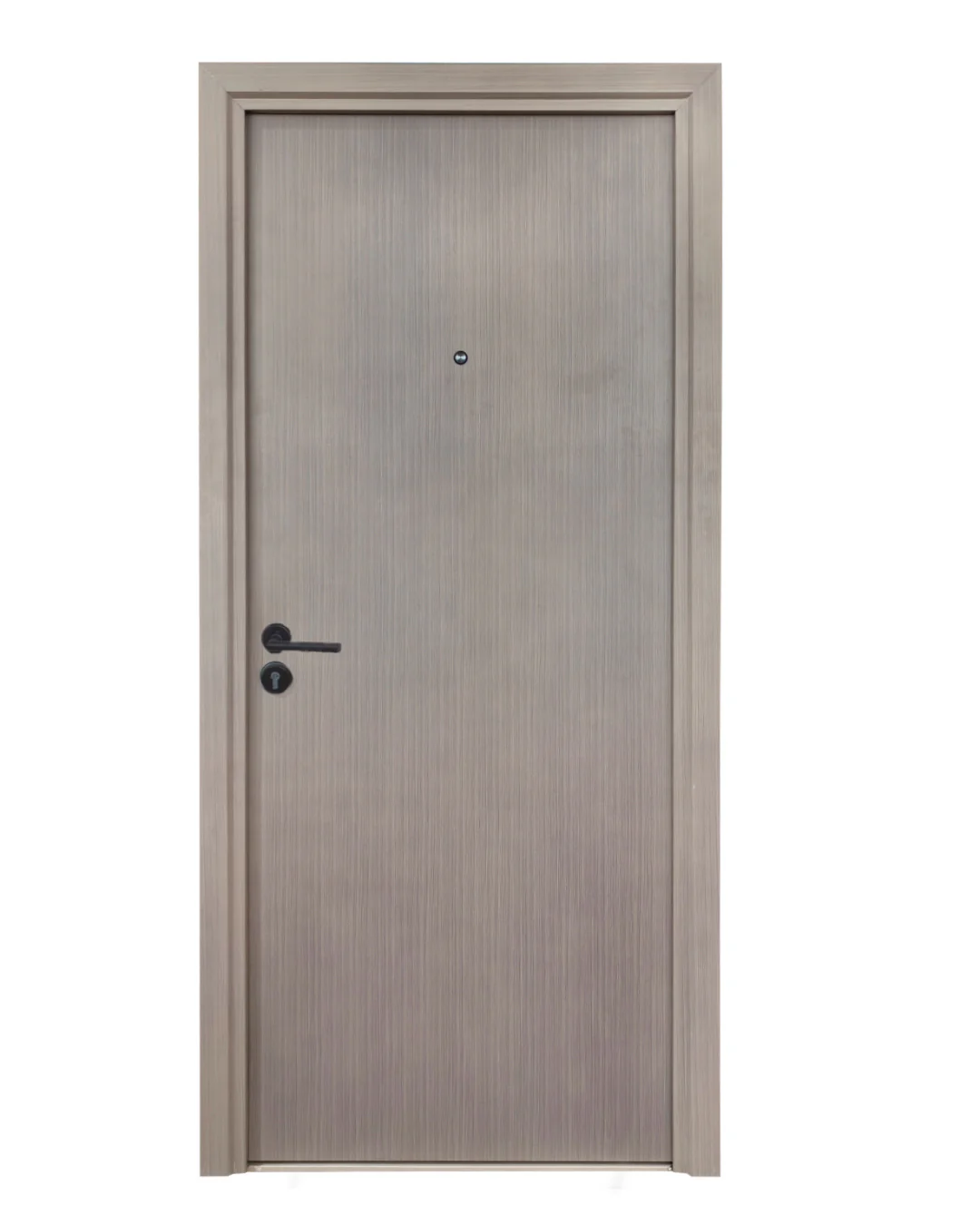 PUERTA DE SEGURIDAD MULTIPUNTOS - 97CM X 215CM X 70MM - ROBLE HUMO CLARO - Image 3